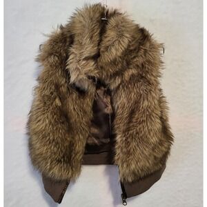 H&M Brown Faux Fur Vest for Kids